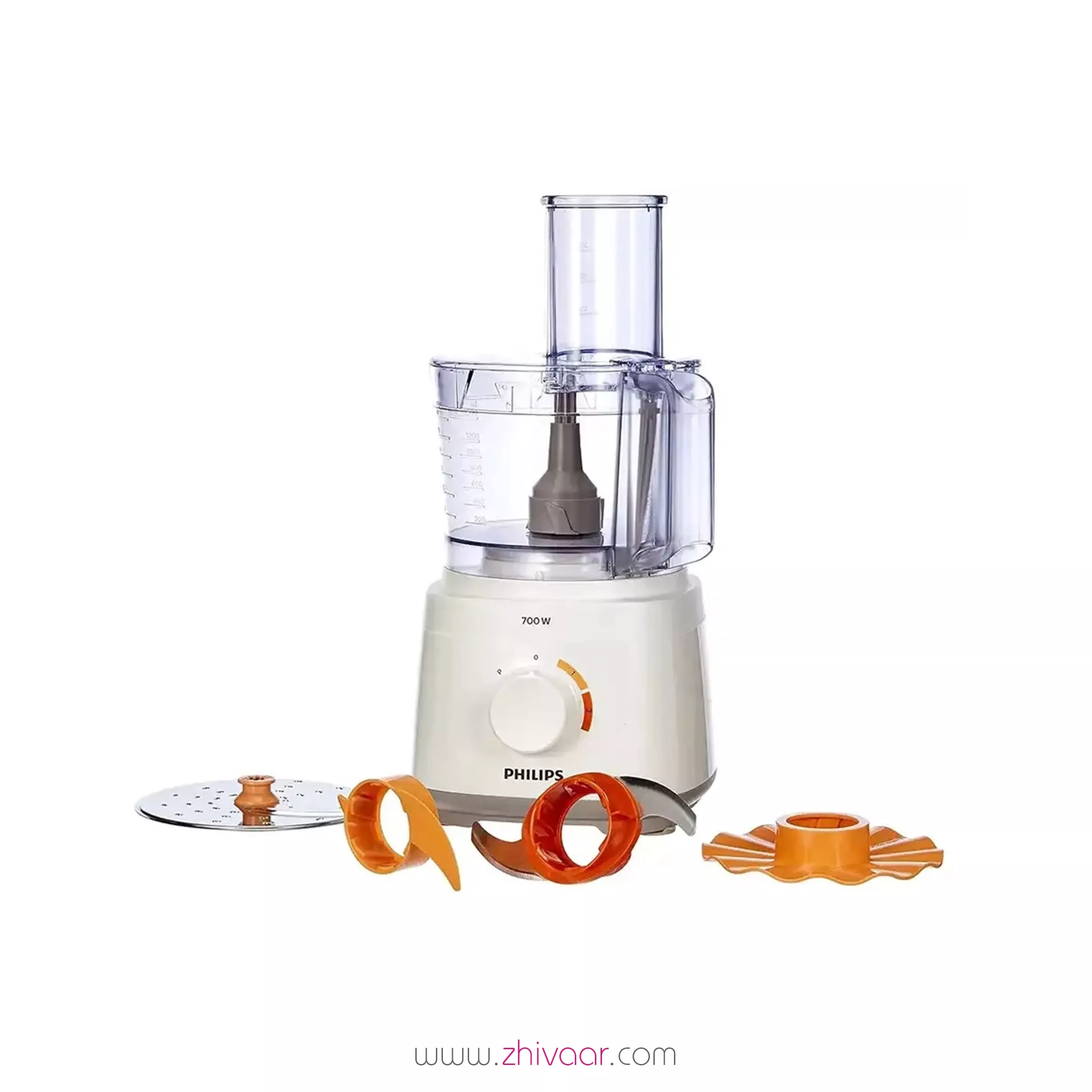 خرید غذا ساز فيليپس مدل HR-7310 رنگ سفيد - قیمت غذاساز فيليپس مدل HR 7310 رنگ سفيد